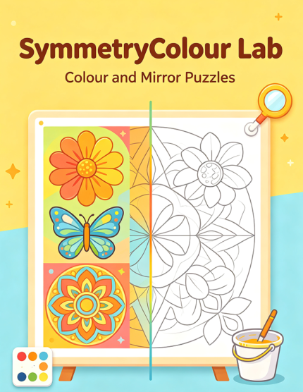 SymmetryColour Lab – Colour and Mirror Puzzles