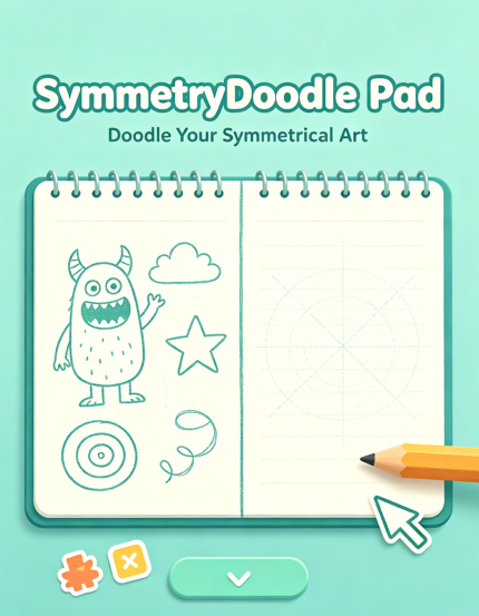 SymmetryDoodle Pad – Doodle Your Symmetrical Art
