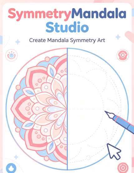 SymmetryMandala Studio – Create Mandala Symmetry Art