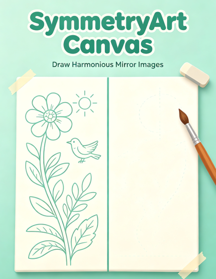 SymmetryArt Canvas – Draw Harmonious Mirror Images