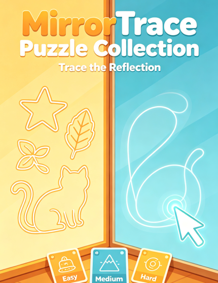 MirrorTrace Puzzle Collection – Trace the Reflection